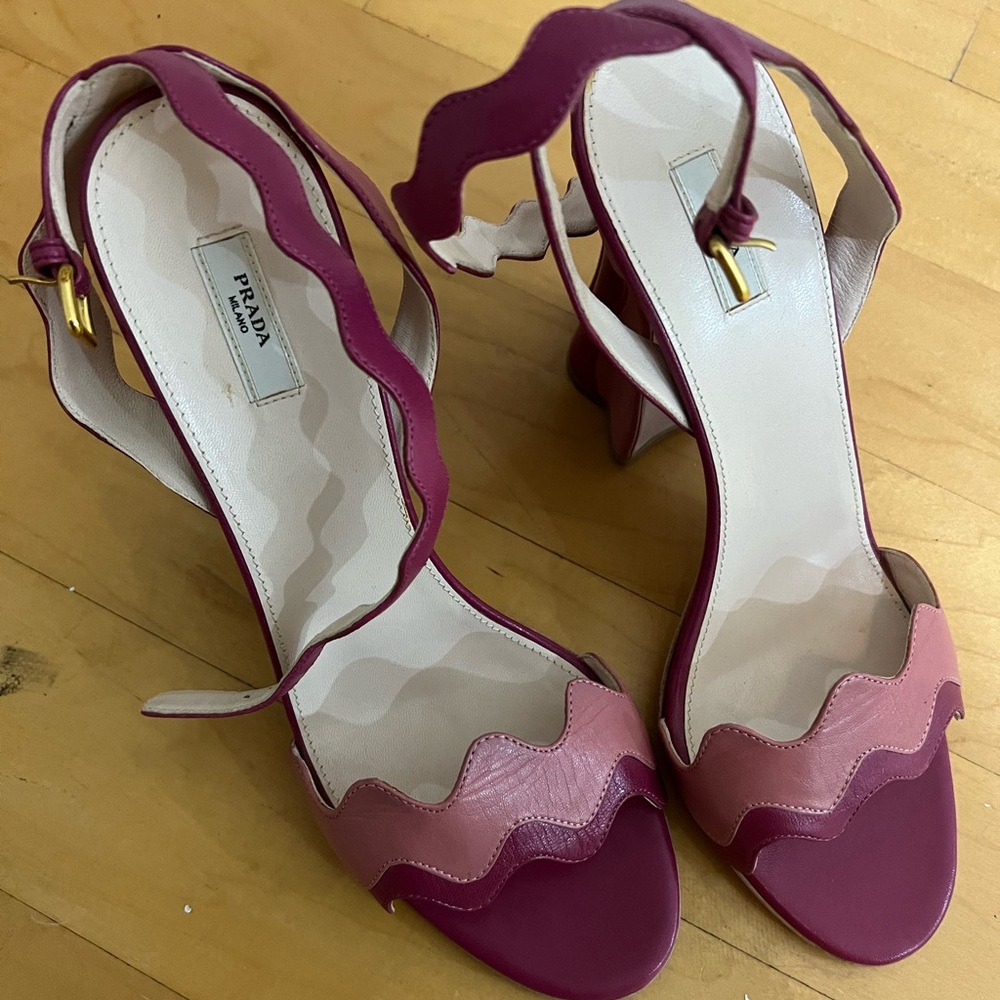 Prada sandal pink!! So so cute!!!